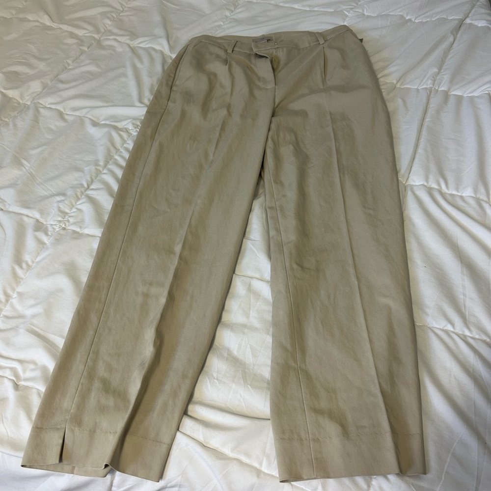 Beige H&M Work Pants